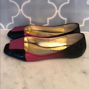 Pink Sam Edelman Peep Toe Flats